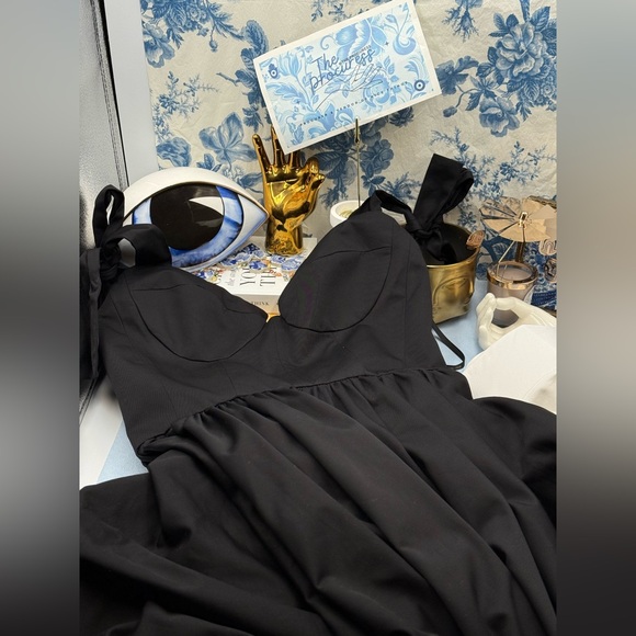 🆕 BRONX & BANCO 🧿 NWOT Catalina Two-Tone Sweetheart Midi Dress, Sz M US 6 - Picture 12 of 14